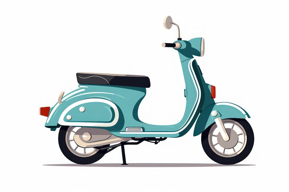 Motorcycle scooter vehicle vespa. AI generated Image by rawpixel.