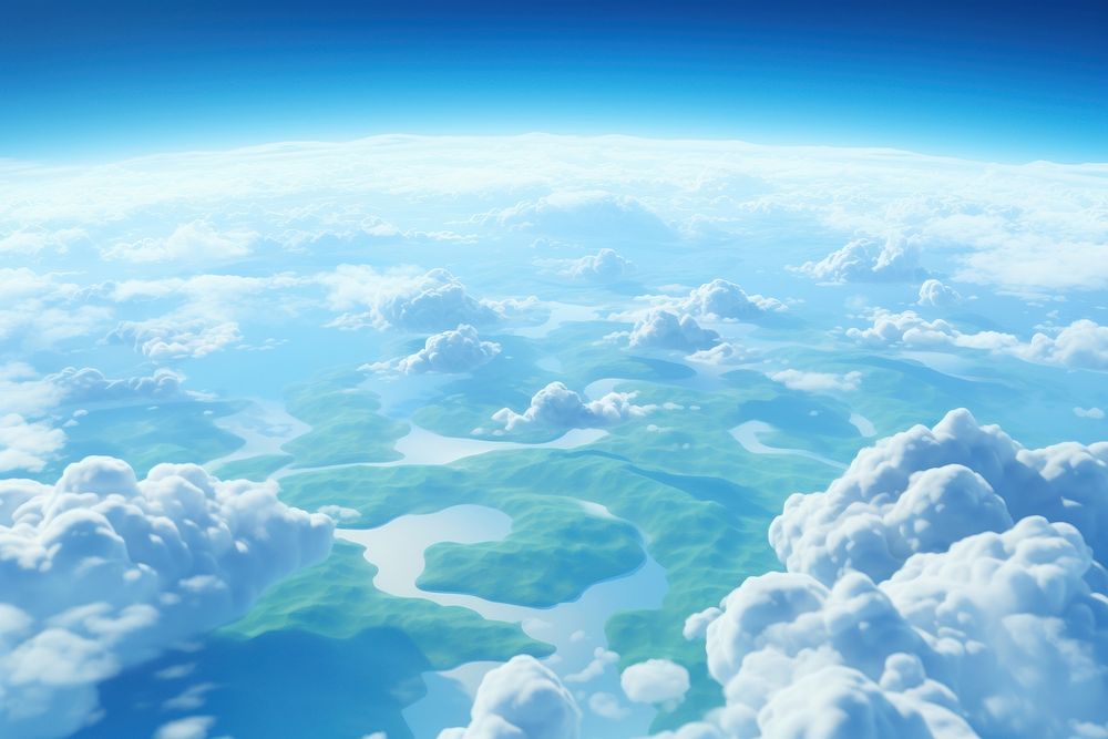 Cloud sky outdoors nature. AI generated Image by rawpixel.