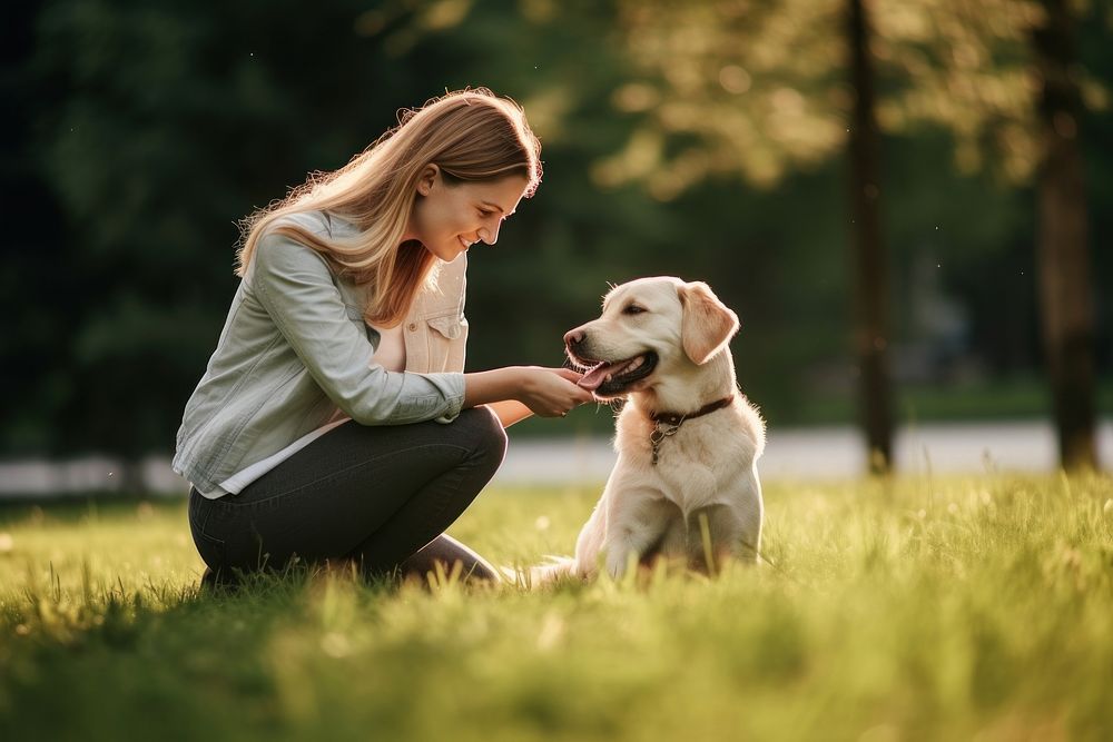 Dog retriever animal mammal. AI | Free Photo - rawpixel