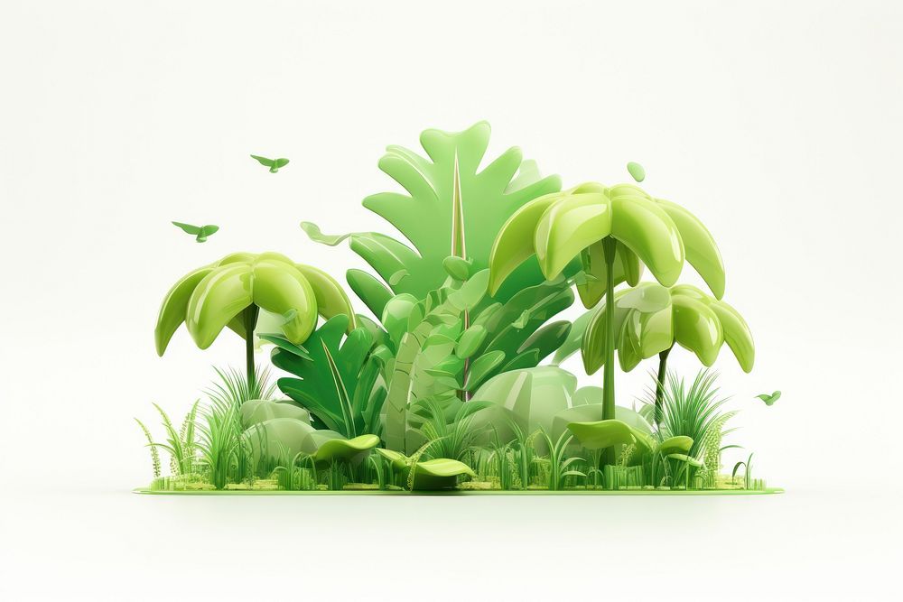 Vegetation nature forest plant. AI generated Image by rawpixel.