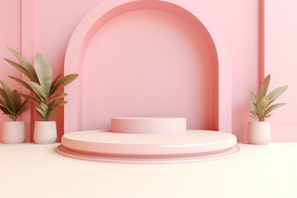 Architecture plant decoration planter. AI generated Image by rawpixel.