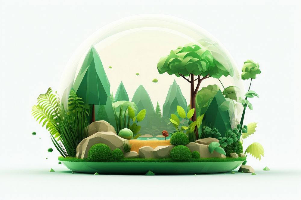 Outdoors nature forest green. AI generated Image by rawpixel.