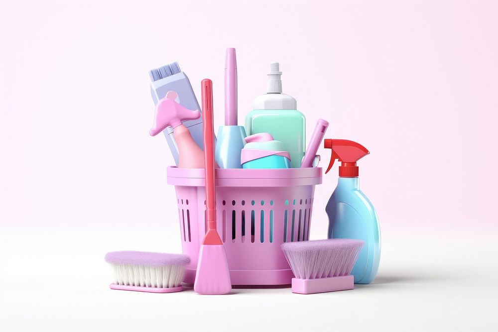 Toothbrush cleaning plastic container. 