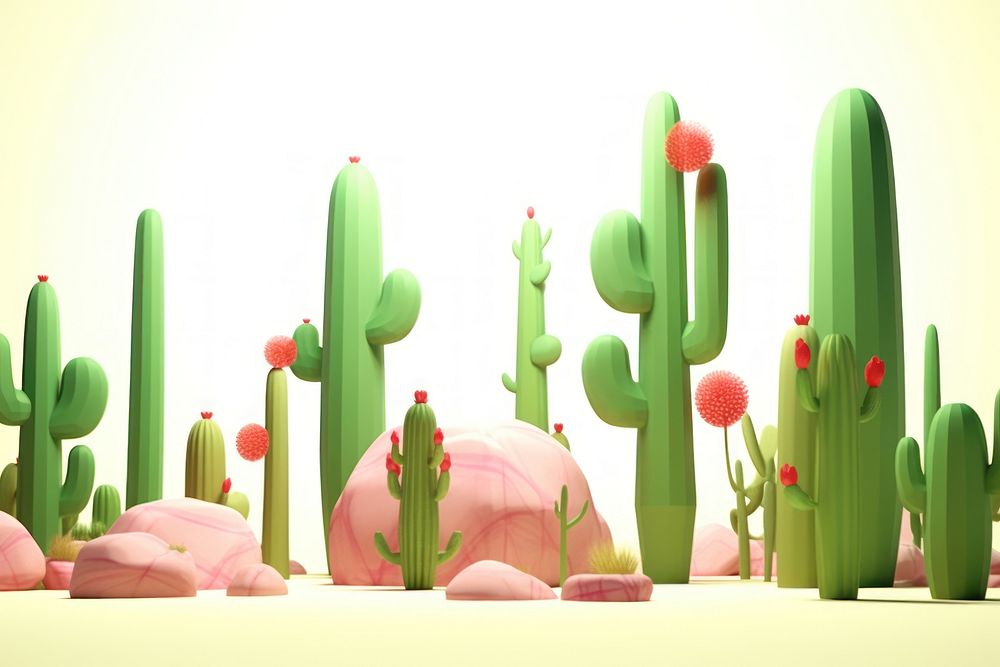 Cactus plant nature growth. AI generated Image by rawpixel.