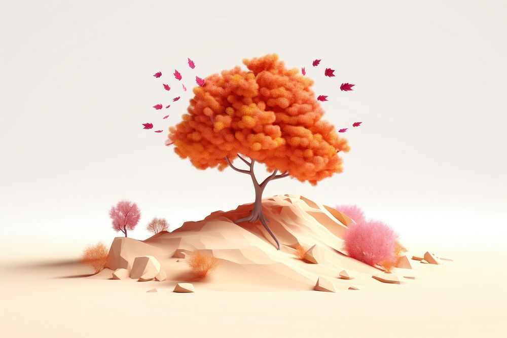 Tree outdoors nature autumn. AI generated Image by rawpixel.