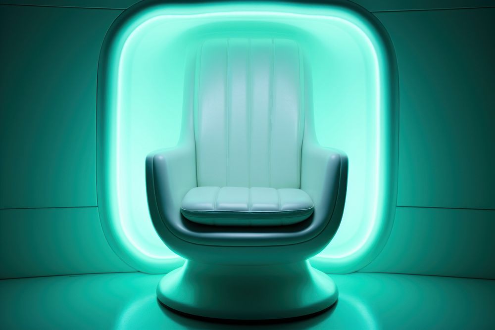 Lighting illuminated technology furniture. AI generated Image by rawpixel.