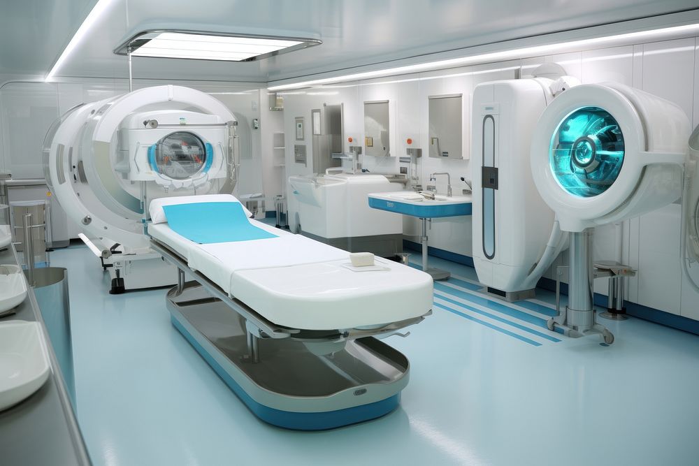 Architecture hospital clinic technology. AI generated Image by rawpixel.