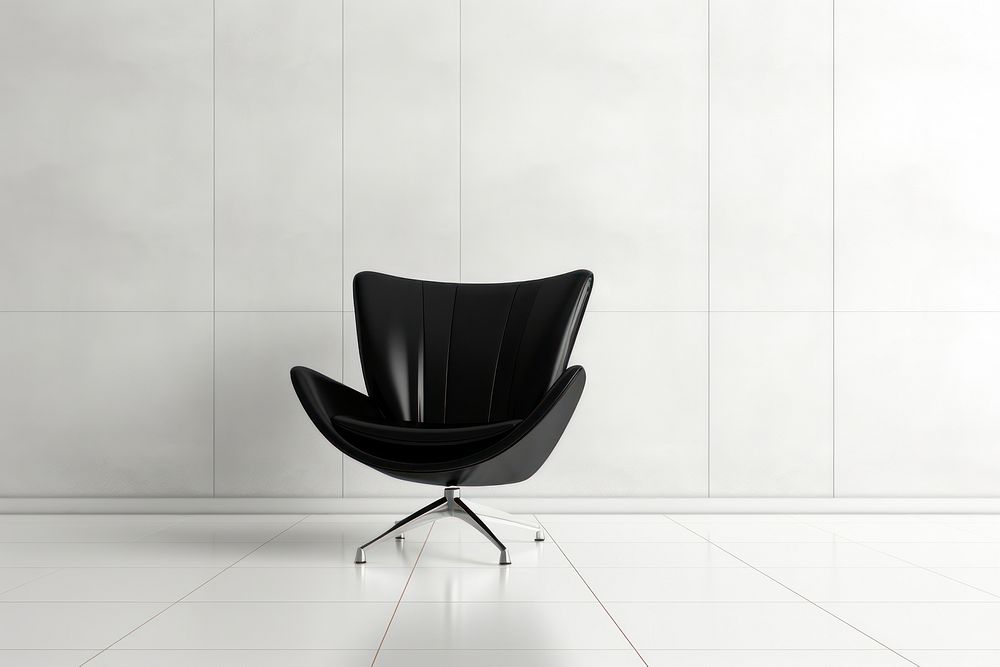 Furniture chair architecture flooring. AI generated Image by rawpixel.