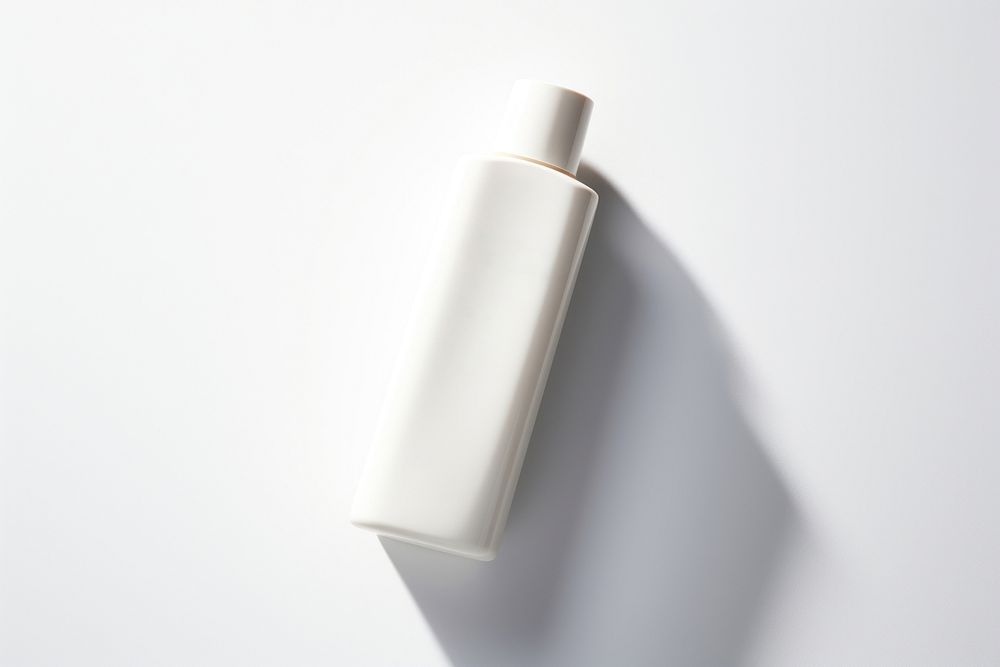 Bottle cosmetics lotion white. AI generated Image by rawpixel.