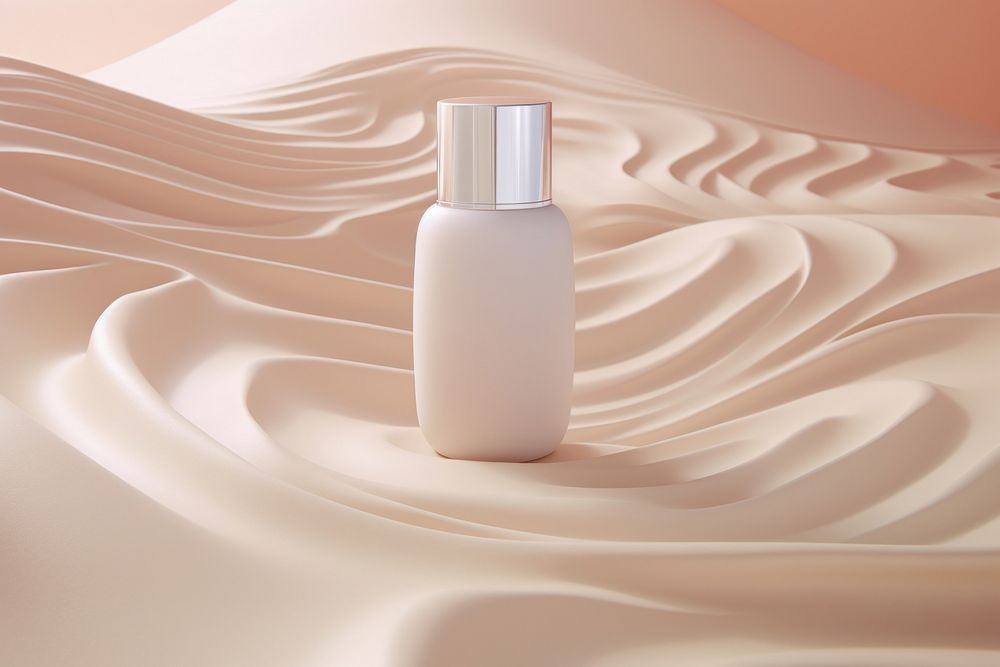 Bottle cosmetics container perfume. AI generated Image by rawpixel.