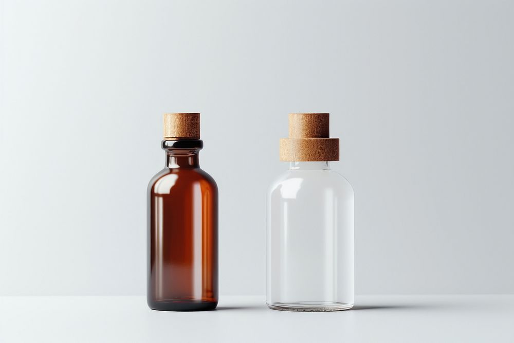 Bottle perfume glass container. AI generated Image by rawpixel.