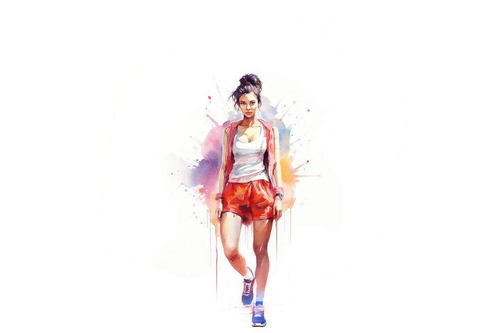 Portrait footwear fashion sports. AI generated Image by rawpixel.
