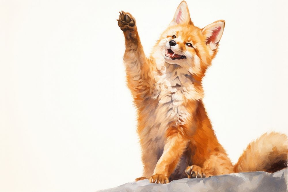 Animal mammal fox pet. 