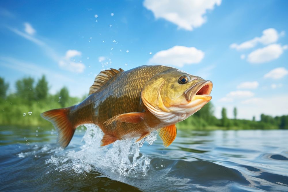 Fish animal water carp. AI generated Image by rawpixel.