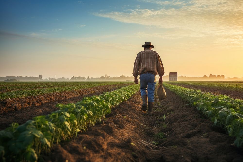 Field agriculture gardening outdoors. 