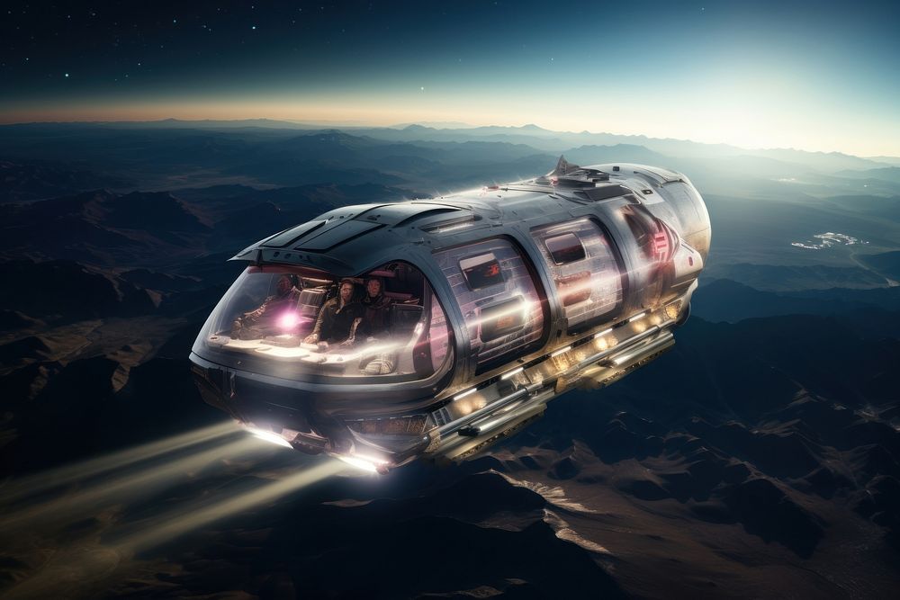 Vehicle space car astronomy. AI generated Image by rawpixel.