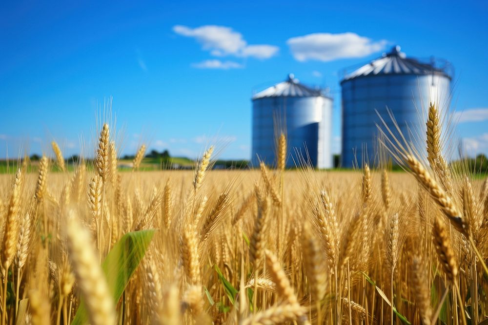 Field agriculture landscape outdoors. 