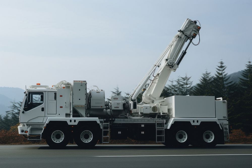 Vehicle asphalt truck road. AI generated Image by rawpixel.