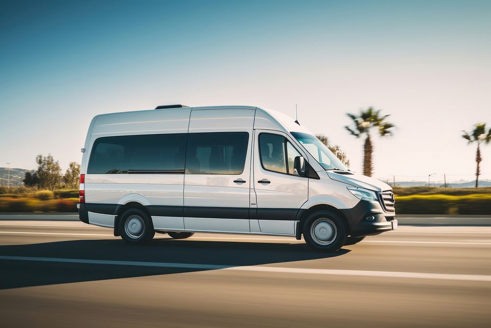 Vehicle road van bus. 