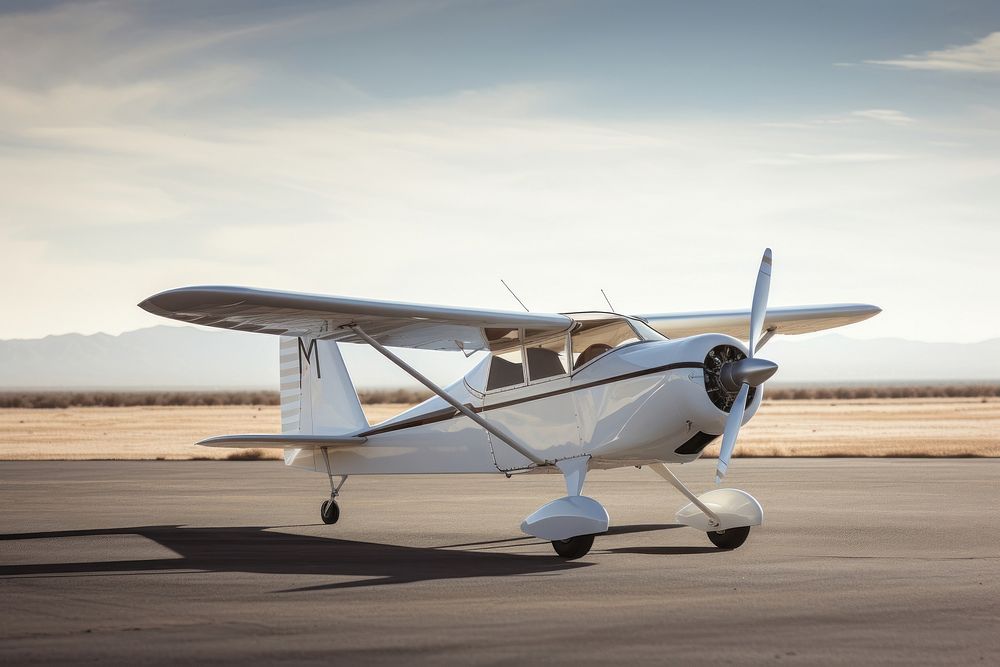 Vehicle aircraft airplane airport. AI generated Image by rawpixel.