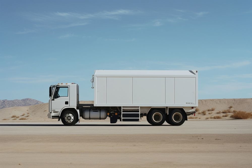 Vehicle truck road transportation. AI generated Image by rawpixel.