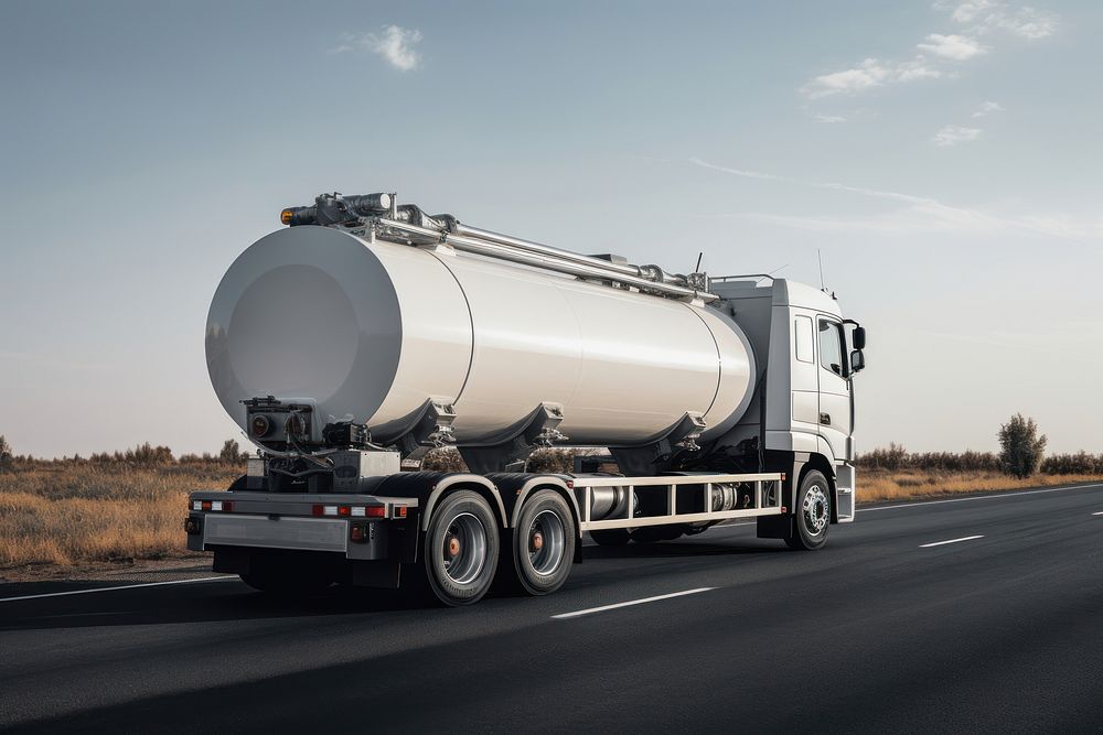 Vehicle asphalt truck road. AI generated Image by rawpixel.