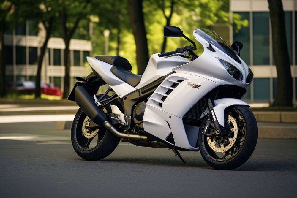 Motorcycle vehicle wheel white. AI generated Image by rawpixel.