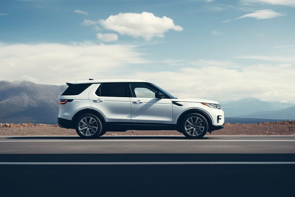Vehicle road car suv. AI generated Image by rawpixel.