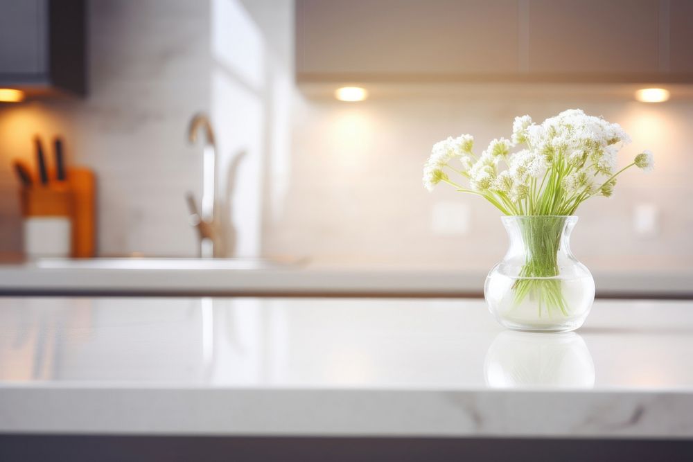 Kitchen flower plant vase. AI generated Image by rawpixel.