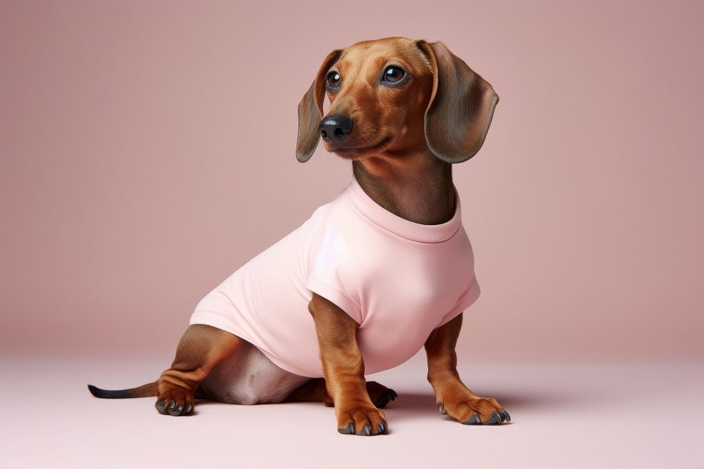 Dog dachshund animal mammal. AI generated Image by rawpixel.