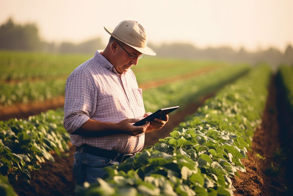 Agriculture outdoors nature farmer. AI generated Image by rawpixel.