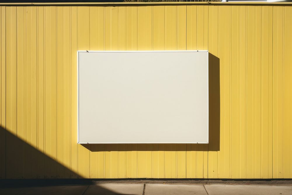 Yellow architecture rectangle outdoors. AI generated Image by rawpixel.