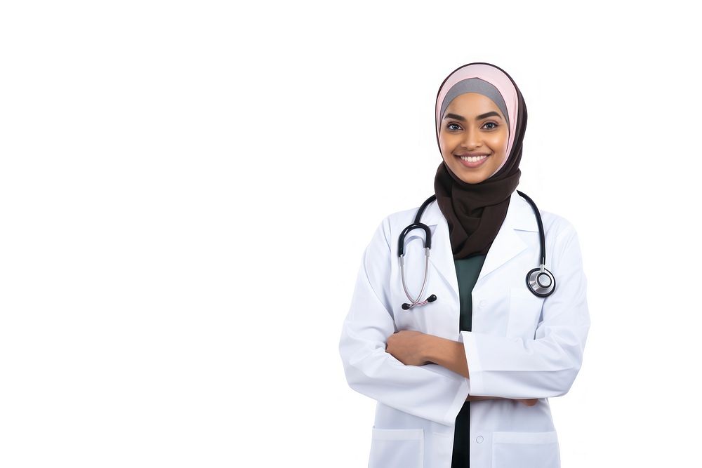 Doctor adult smile woman. AI generated Image by rawpixel.