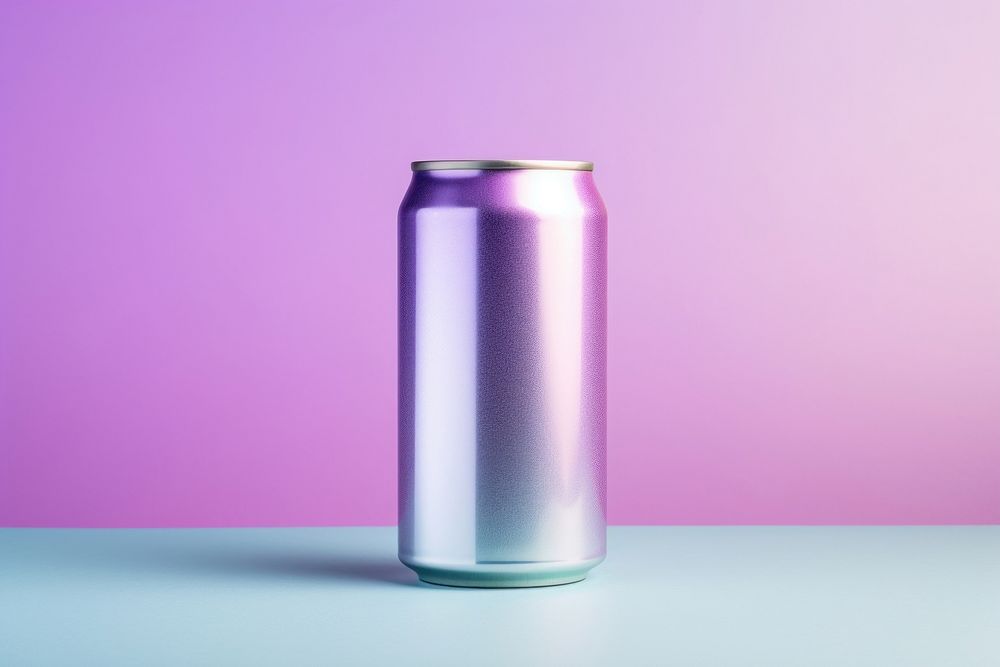 Aluminum purple blue refreshment. AI generated Image by rawpixel.