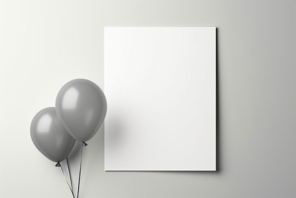 Balloon birthday paper celebration. AI generated Image by rawpixel.