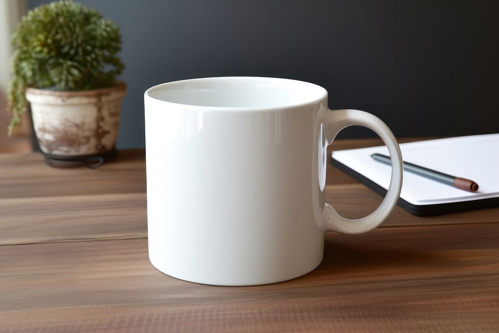 Mug coffee drink wood. AI generated Image by rawpixel.