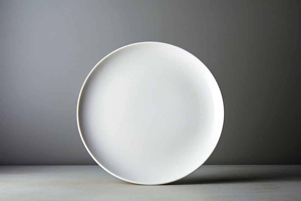 Plate porcelain ceramic white. AI generated Image by rawpixel.