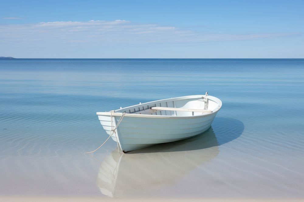 Dinghy sky watercraft sailboat. AI generated Image by rawpixel.
