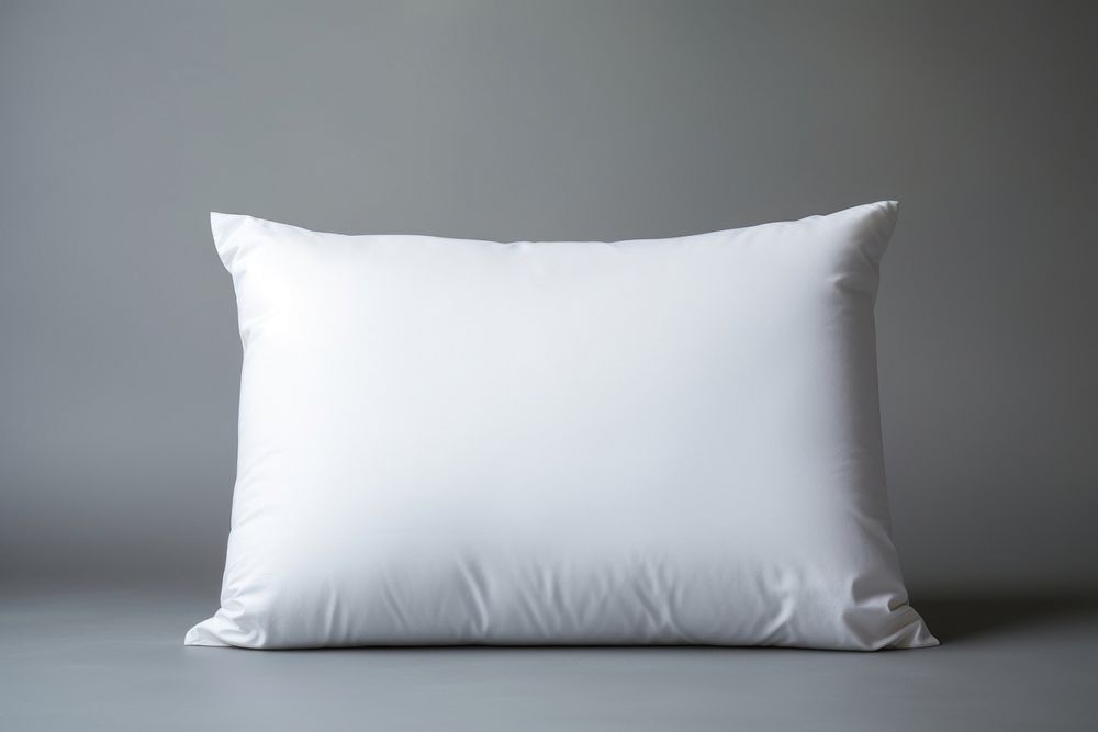 Cushion pillow white gray. AI generated Image by rawpixel.