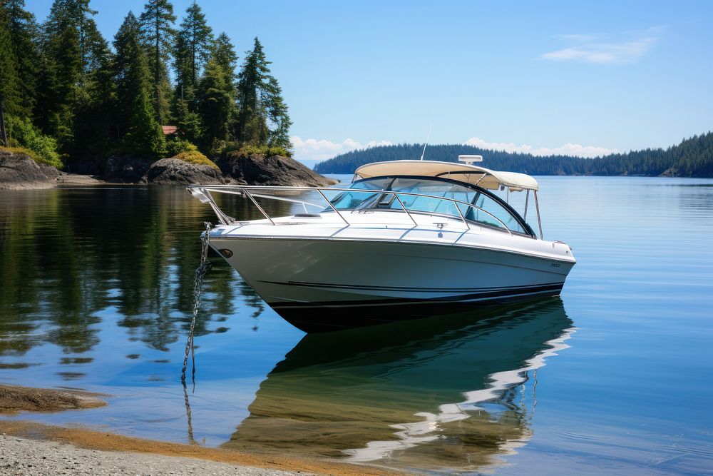 Boat outdoors vehicle boating. AI generated Image by rawpixel.