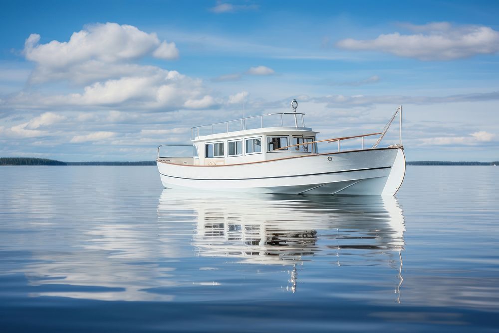 Boat sailboat vehicle boating. AI generated Image by rawpixel.