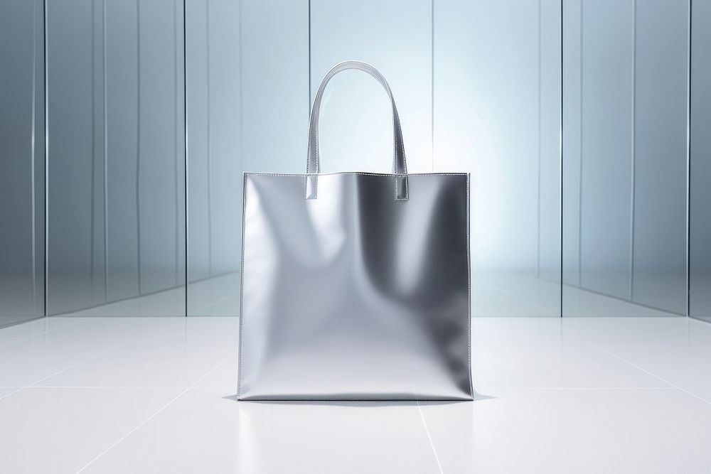 Bag accessory handbag silver. AI generated Image by rawpixel.