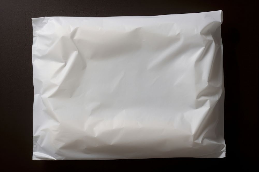 White bag simplicity crumpled. AI generated Image by rawpixel.