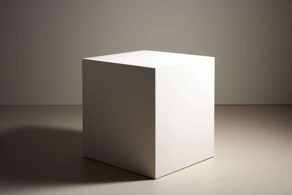 Furniture cardboard shadow white. AI generated Image by rawpixel.