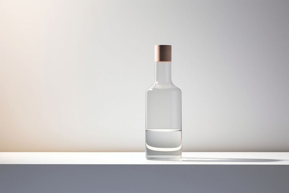 Glass bottle drink wine. AI generated Image by rawpixel.