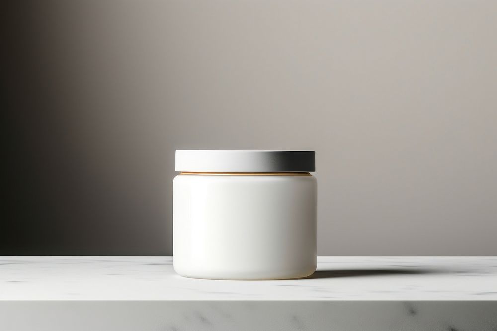 Jar container porcelain lighting. AI generated Image by rawpixel.