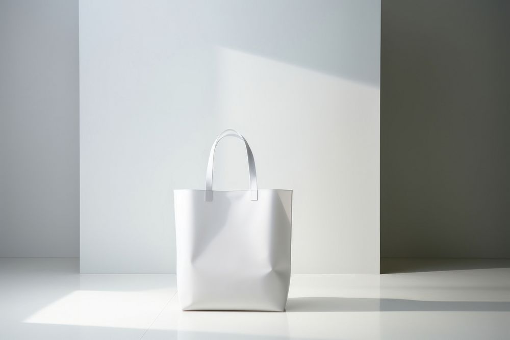 Bag handbag white shopping bag. AI generated Image by rawpixel.