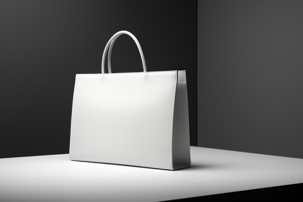 Bag handbag white shopping bag. 