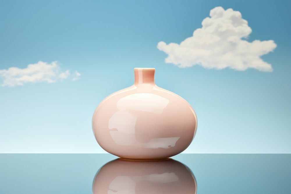 Reflection porcelain ceramic pottery. AI generated Image by rawpixel.