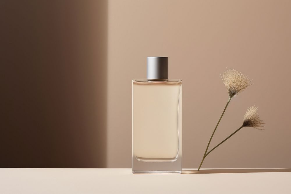 Cosmetics perfume bottle container. AI generated Image by rawpixel.